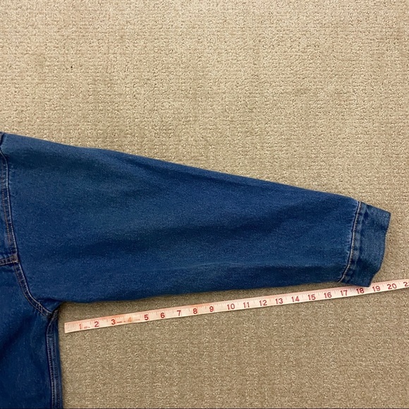 Vantage Denim Jacket Verizon Mens Size XL - Picture 8 of 8